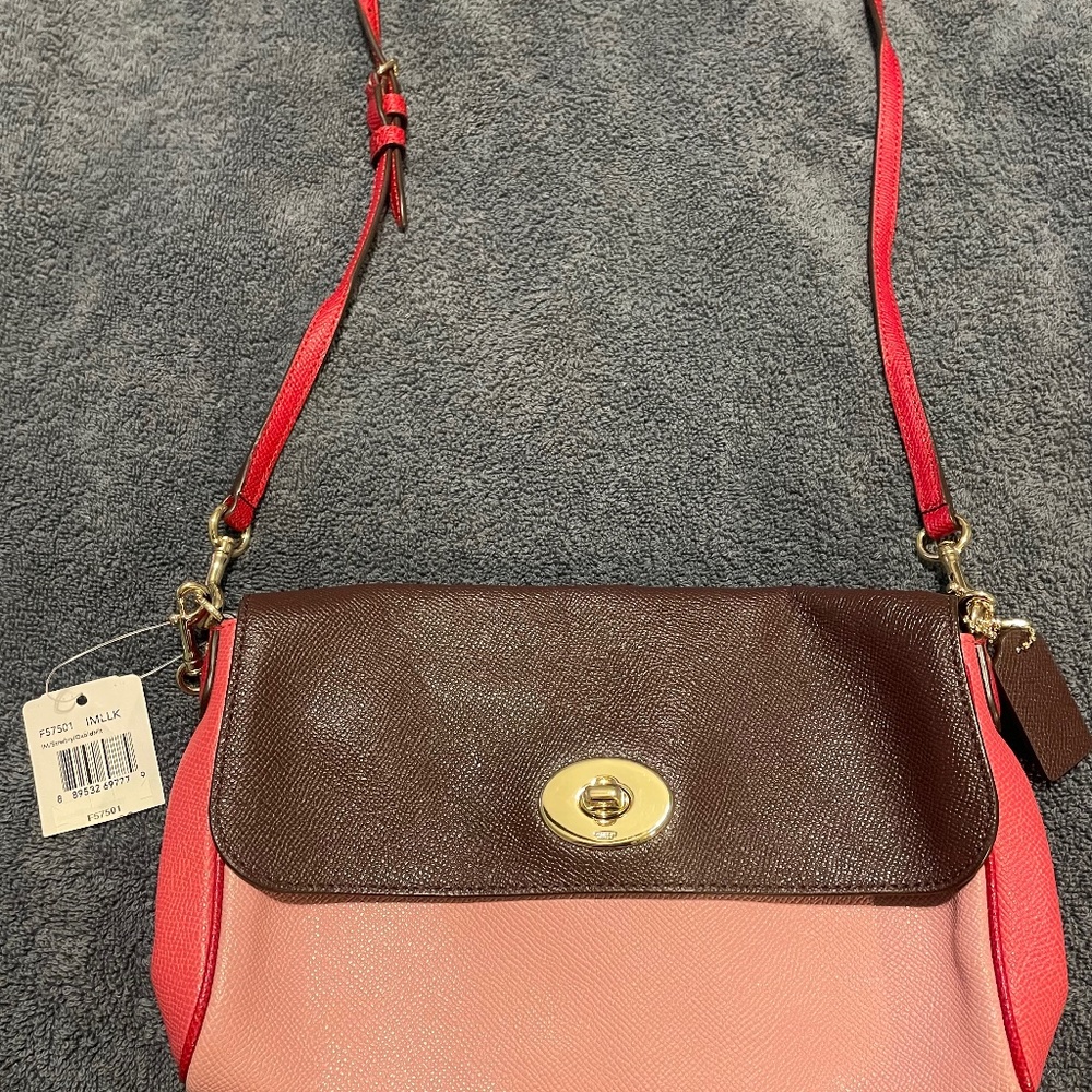 Coach crossbody bag  #F57501.